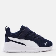 Акція на Кросівки дитячі Puma Anzarun Lite AC Inf 37201003 24 (7) Peacoat-White від Rozetka