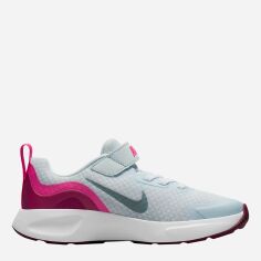 Акция на Дитячі кросівки для дівчинки Nike Wearallday CJ3817-018 28.5 (11.5C) 17.5 см Блакитний/Рожевий от Rozetka