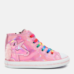 Акция на Кеди дитячі VUVU KIDS Pink unicorn 2604 6 22 Рожеві з однорогом от Rozetka