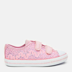 Акция на Кеди дитячі VUVU KIDS Cloth-Pink. lace. sequined 3735 6.5 23 Рожеві от Rozetka