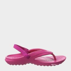 Акция на Дитячі сандалі для дівчинки Crocs Classic Flip 202871-6X0-C6 22-23 Рожеві от Rozetka