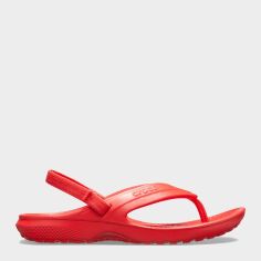 Акция на Дитячі сандалі для дівчинки Crocs KidsClassic Flip Flop 202871-8C1-C12 29-30 Червоні от Rozetka
