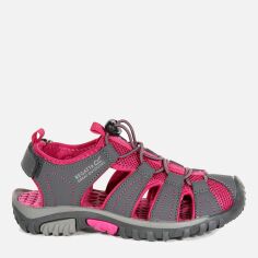 Акція на Дитячі сандалі для дівчинки Regatta Westshore Jnr RKF600-5UR 30 (11) 19 см Сірі з малиновим від Rozetka