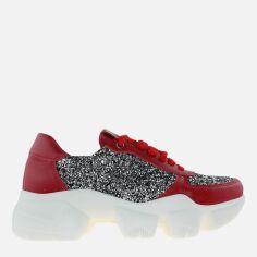 Акция на Жіночі кросівки Fabiani R20-4568 38 (24 см) Червоні з білим от Rozetka