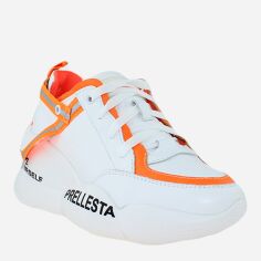 Акція на Жіночі кросівки Prellesta Rp1356 37 23.5 см Білі від Rozetka