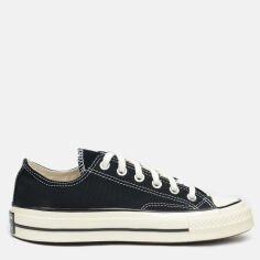 Акція на Жіночі кеди низькі Converse Chuck 70 Ox 162058C 37.5 (5) 24 см Чорні від Rozetka