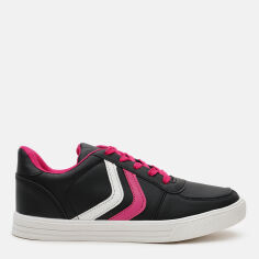 Акція на Жіночі кеди низькі FX shoes 17146-1 Classic Black Pink 37 Чорні від Rozetka