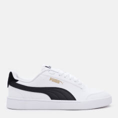 Акція на Жіночі кеди низькі Puma Shuffle 30966803 40.5 (7) 26 см White-Black-Team Gold від Rozetka