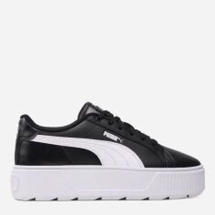 Акція на Жіночі кеди низькі Puma Karmen L 38461503 38 (5) 24 см Black-white від Rozetka