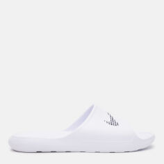 Акція на Чоловічі шльопанці для пляжу Nike Victori One Shower Slide CZ5478-100 45.5 (13) 31 см Білі від Rozetka