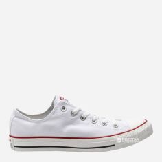 Акція на Чоловічі кеди низькі Converse All Star Ox Optical White M7652C 45 (11) 29.5 см Білі від Rozetka