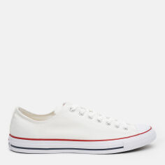 Акція на Чоловічі кеди низькі Converse All Star Ox Optical White M7652C 44 (10) 28.5 см Білі від Rozetka