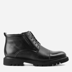 Акція на Чоловічі зимові черевики низькі Arzoni Bazalini 00000013667 39 26.5 см Чорні (00000013667-39) від Rozetka
