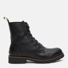 Акция на Чоловічі зимові черевики високі Prime Shoes 990 Black Leather 16-990-80110 42 28 см Чорні от Rozetka