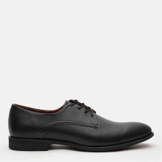 Акция на Дербі Prime Shoes 486 Black Leather 01-486-10110 40 26.5 см Чорні от Rozetka