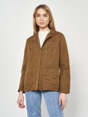 Акція на Куртка демісезонна коротка жіноча Eddie Bauer 7114375BR M Світло-коричнева від Rozetka