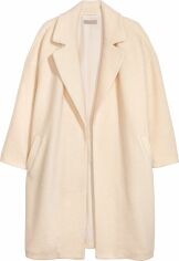 Акція на Пальто осіннє коротке жіноче H&M 6161647wt 46 Кремове від Rozetka