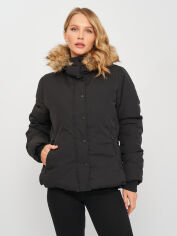 Акція на Куртка зимова коротка жіноча H&M 0772832-0 36 Чорна від Rozetka
