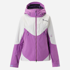 Акция на Куртка зимова коротка жіноча Goldwin Iris Multi-color Jacket GL11965BSMM S Marshmallow Mauve от Rozetka