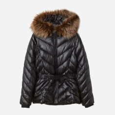 Акція на Куртка зимова коротка жіноча H&M 2001-673881 32 Чорна від Rozetka
