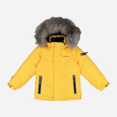 Акция на Дитяча зимова куртка для хлопчика Kuoma Mark 964006 92 см Жовта от Rozetka