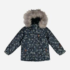 Акция на Дитяча зимова куртка для хлопчика Kuoma Eino 964103 104 см Чорна от Rozetka