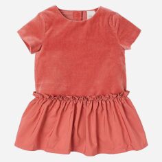 Акция на Дитяче літнє плаття для дівчинки H&M 0806258-1 74 см Пудрове от Rozetka