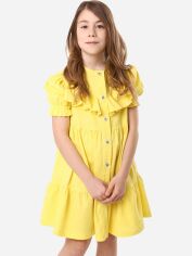 Акция на Дитяче літнє плаття для дівчинки Timbo P070315 104 см Жовте от Rozetka