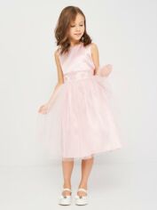 Акція на Дитяча святкова фатинова сукня для дівчинки Sasha 4336/16 110 см Рожева від Rozetka