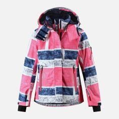 Акція на Дитяча зимова термо лижна куртка для дівчинки Reima Frost 531360B-3362 128 см від Rozetka