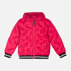 Акция на Дитяча демісезонна куртка для дівчинки Coccodrillo Roller Girl WC2152701ROL-007 116 см Червона от Rozetka