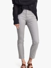 Акція на Джинси Slim Fit жіночі H&M XAZ039807DOBK 36 Білі в синю смужку від Rozetka