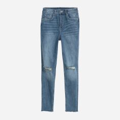 Акція на Джинси Skinny жіночі H&M Divided XAZ127038PYFY 36 Сині від Rozetka