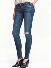 Акція на Джинси Skinny жіночі H&M 0424664_синий_02 W26L32 Сині (KZ2000000396682_KAY2000000396682) від Rozetka