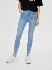 Акція на Джинси Skinny жіночі Pull & Bear XAZ259891QWHH 32 Блакитні від Rozetka