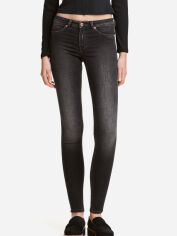 Акция на Джинси Skinny жіночі H&M 0400246_черный W25L34 Чорні от Rozetka