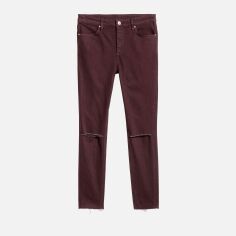 Акція на Джинси Skinny жіночі H&M XAZ159277WVBS 32 Бордові від Rozetka