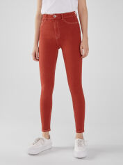 Акція на Джинси Skinny жіночі Bershka XAZ147304ULBL 36 Цегляні від Rozetka