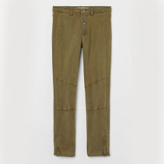 Акція на Джинси Slim Fit жіночі H&M 0590869003 38 (165/72А) Зелений хакі від Rozetka