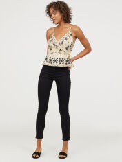 Акція на Джинси Skinny жіночі H&M 0399256-01 30 Чорні від Rozetka