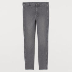 Акція на Джинси Slim Fit жіночі H&M 0636323_сір W26 Сірі від Rozetka