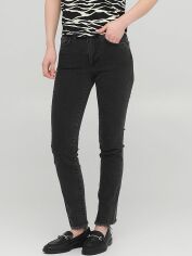 Акція на Джинси Slim Fit жіночі H&M 0529600_чорн.стрази W25 Чорні від Rozetka