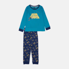 Акція на Піжама (футболка з довгим рукавом + штани) Disney Star Wars 2200006350 110-116 см Зелена від Rozetka