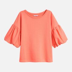 Акція на Топ жіночий H&M 0511167-6 XS Помаранчевий від Rozetka