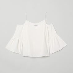 Акція на Топ жіночий H&M 09-0620625-007 46 Молочний (СА2000001875643) від Rozetka