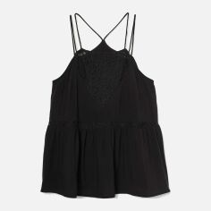 Акція на Топ жіночий H&M 0753852_брит.шнур.мереживо 36 Чорний від Rozetka