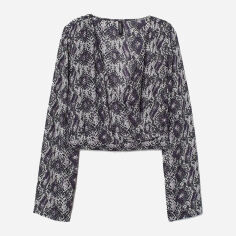 Акція на Топ жіночий H&M 0731661-01 46 Сірий з синім від Rozetka