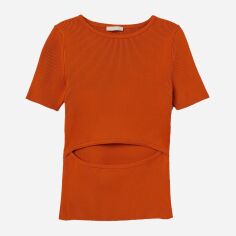 Акція на Топ жіночий H&M 0814956+ помаранч M Помаранчевий від Rozetka