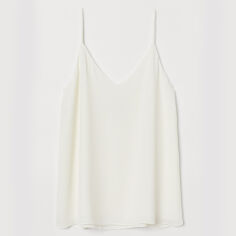 Акція на Топ жіночий H&M Conscious 112-0716672-011 36 Молочний (СА2000001898376) від Rozetka