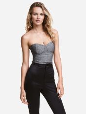 Акція на Топ жіночий H&M 0438641_серебр L Сріблястий (KAY2000001338186_KZ2000001338186) від Rozetka